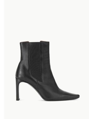 NIB STAUD “Wally” High Heel Ankle Boot in Black Leather - Size 40 / W’s10